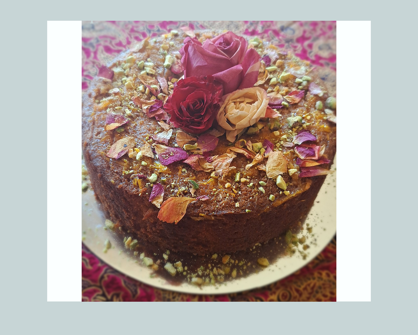 Persian Love Cake (Gluten-friendly option)