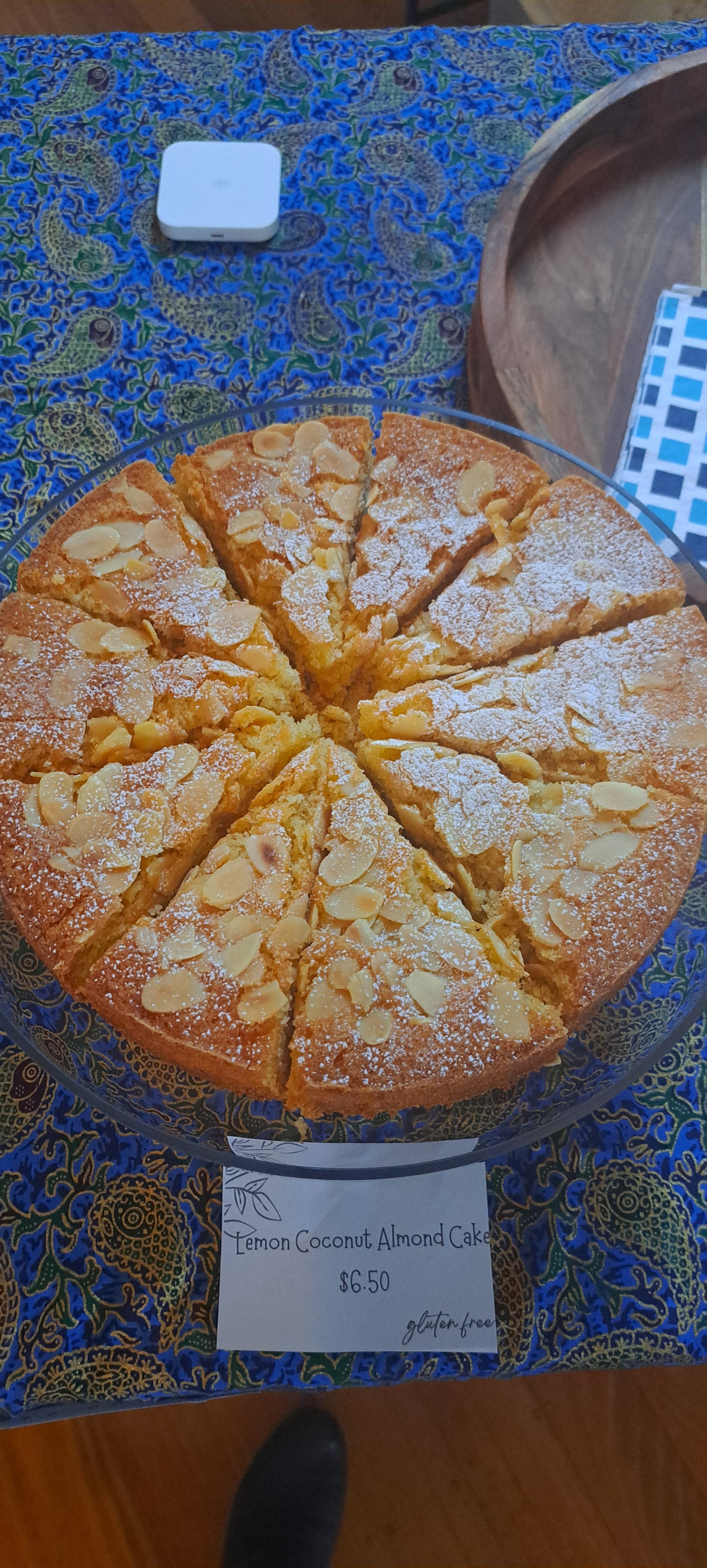 Lemon Coconut Almond Cake (gluten-friendly option)