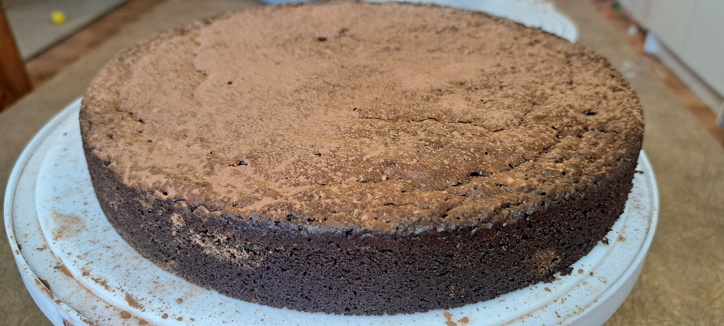 Flourless Chocolate Wattleseed Cake (gluten-friendly option)